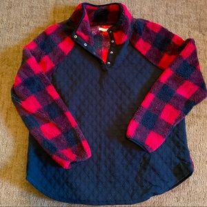 Maurices Buffalo Plaid Fleece Pullover